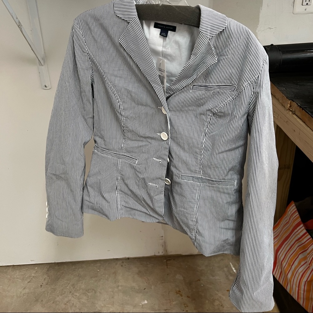 Striped Tommy Hilfiger Blazer in Large Never Worn